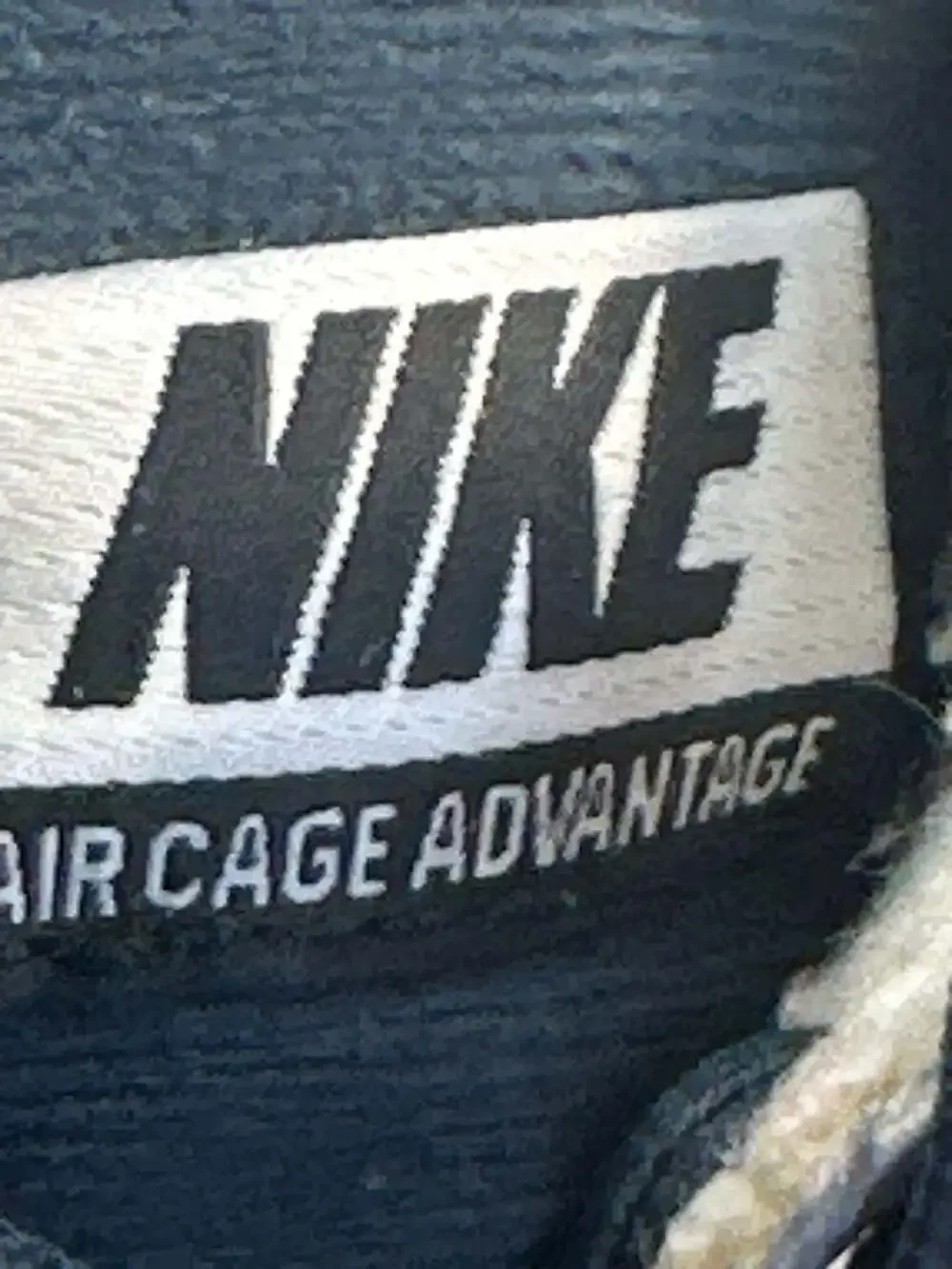 Nike Air Cage Advantage White Navy Grey Tennis Shoes 599360-144